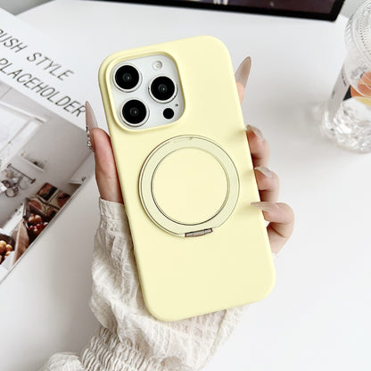 Solid Color iPhone Case with Built-In Ring Holder and Protective Bumper