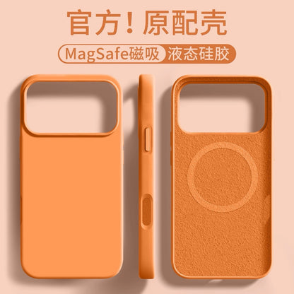 Soft Silicone MagSafe Compatible iPhone Case with Protective Bumper