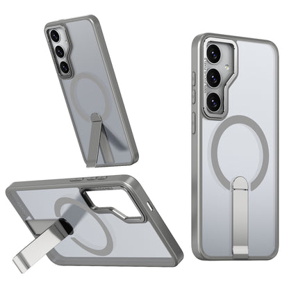 Clear Magnetic Case with Kickstand for Smartphone – Shockproof Bumper