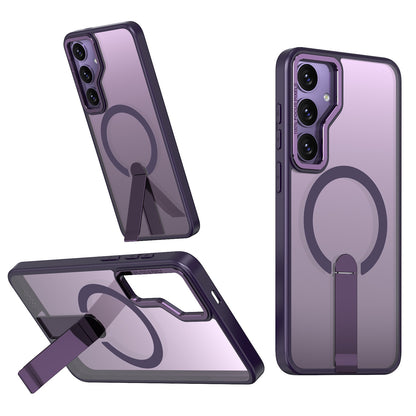 Clear Magnetic Case with Kickstand for Smartphone – Shockproof Bumper