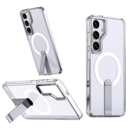Clear Magnetic Case with Kickstand for Smartphone – Shockproof Bumper