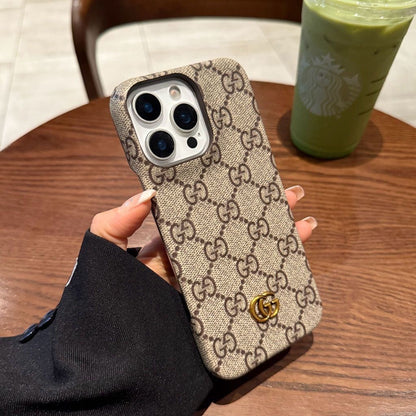 Pattern Fabric Finish Phone Back Cover