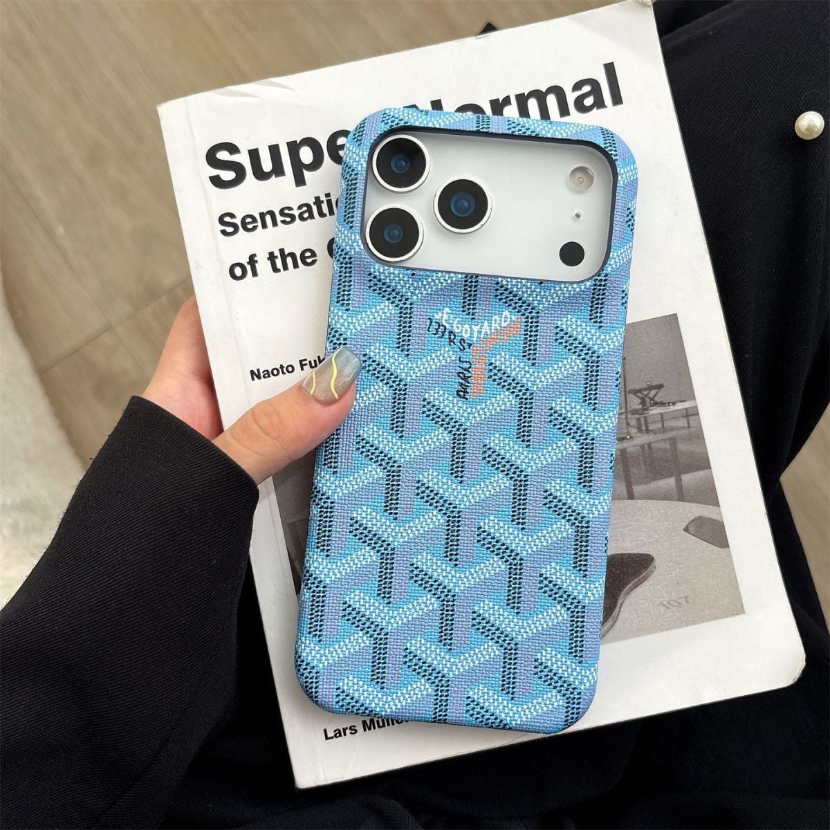 Premium Patterned Hard Phone Case with Textured Finish