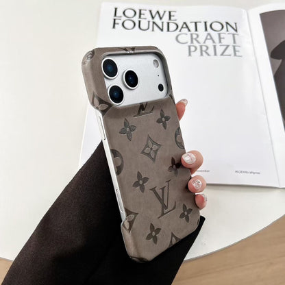 Embossed Pattern Matte Finish Phone Cover