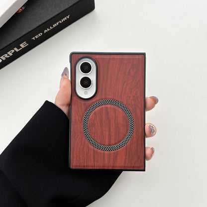 Premium Wooden MagSafe Case for Samsung Galaxy Z Fold 6 | Fold 7 | Fold 8 | Fold 8 Ultra | Slim Shockproof Luxury Cover