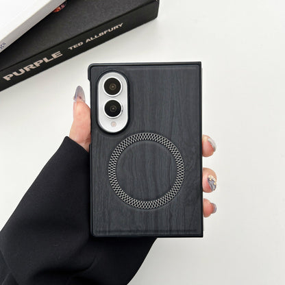 Premium Wooden MagSafe Case for Samsung Galaxy Z Fold 6 | Fold 7 | Fold 8 | Fold 8 Ultra | Slim Shockproof Luxury Cover