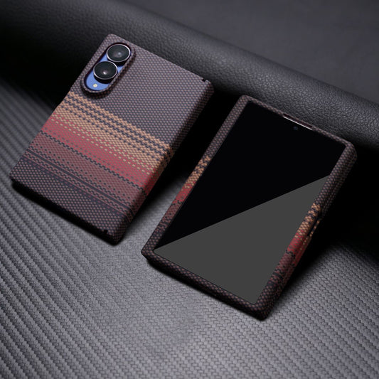 Premium Samsung Hard Back Designer Case | Textured Stripe Pattern | Slim & Protective Cover | Shockproof Matte Finish