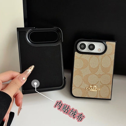 Blue Monogram Denim-Look iPhone Duo Case