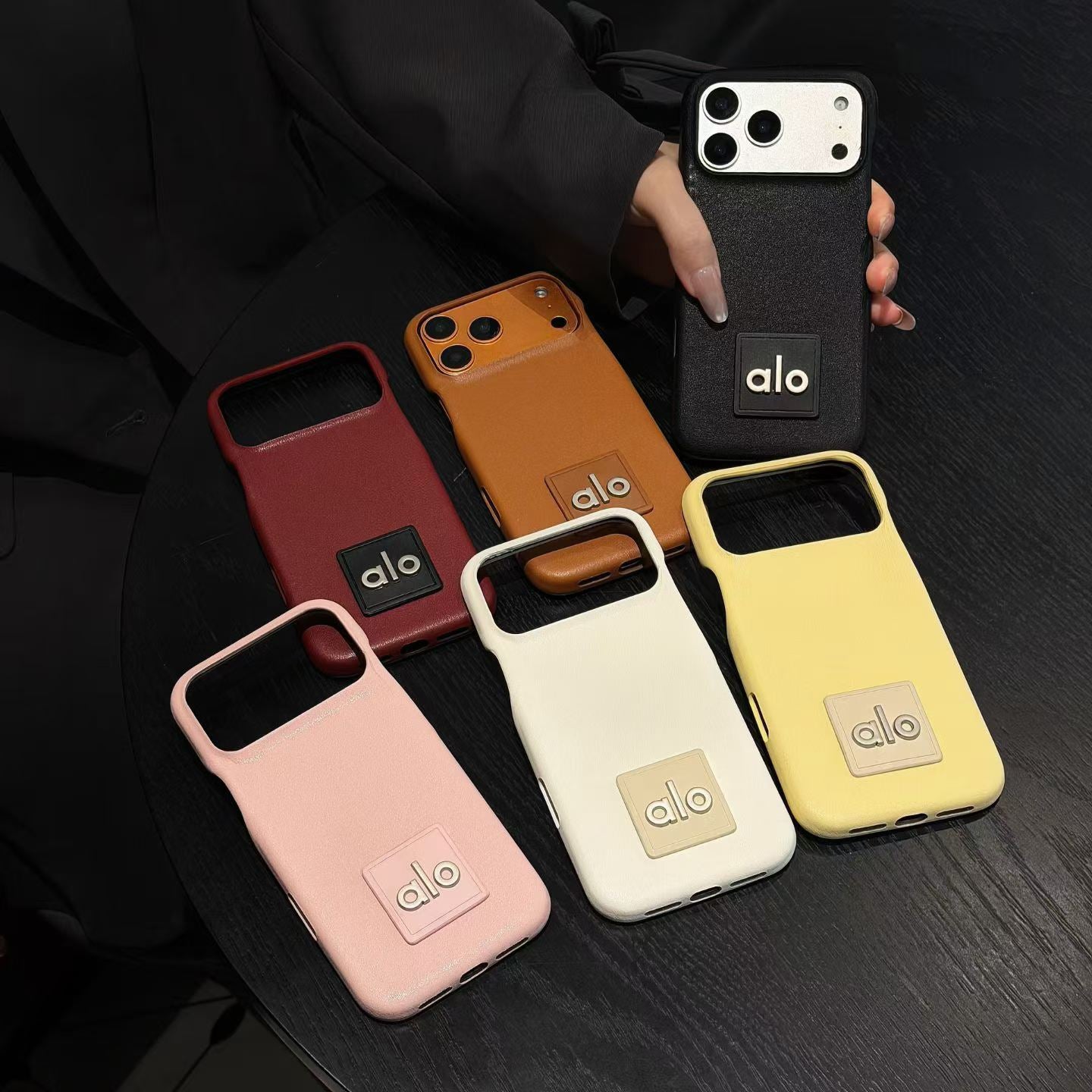 Premium Minimal Leather iPhone Case | Soft Touch Shockproof Protective Cover for iPhone