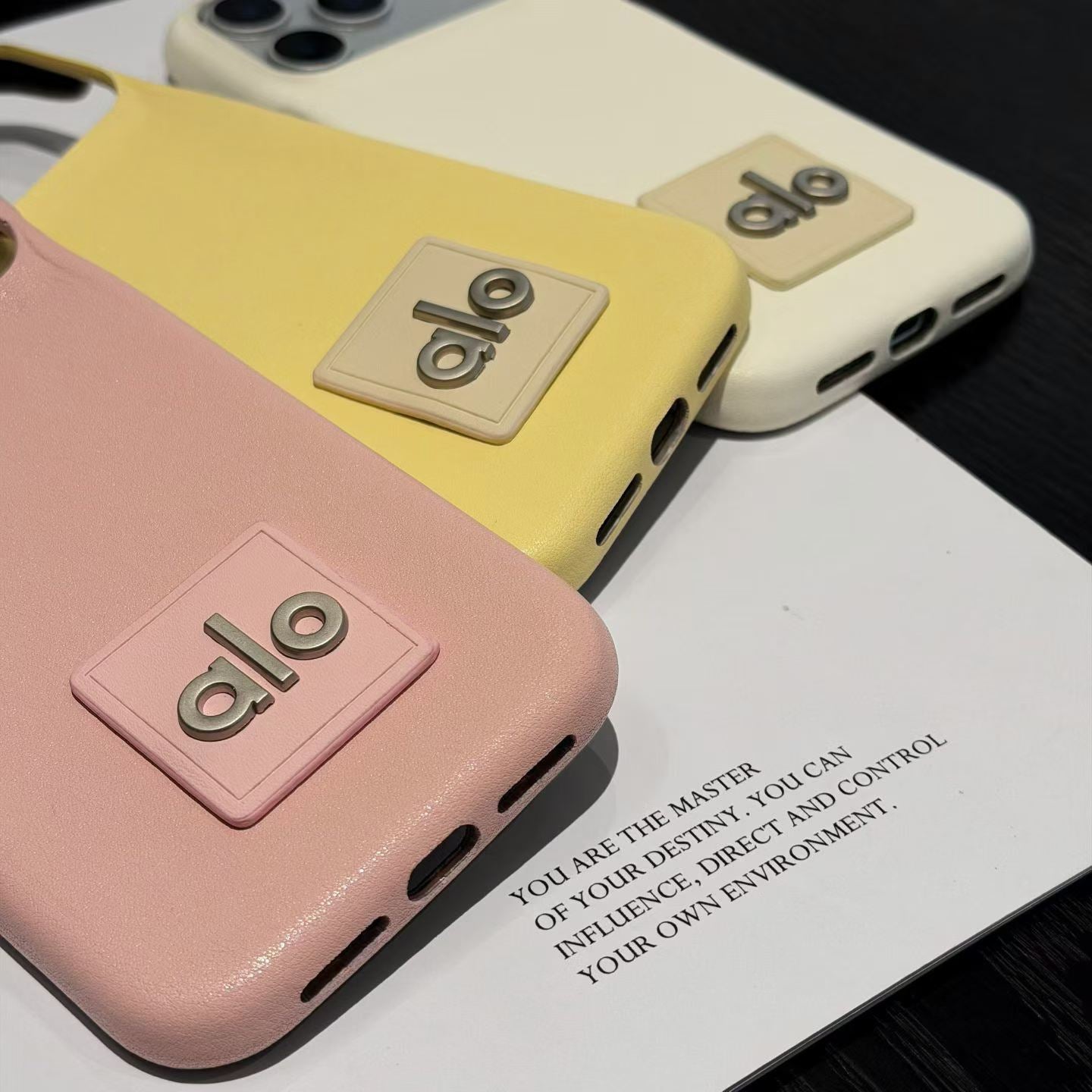 Premium Minimal Leather iPhone Case | Soft Touch Shockproof Protective Cover for iPhone