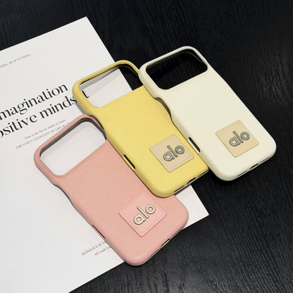 Premium Minimal Leather iPhone Case | Soft Touch Shockproof Protective Cover for iPhone