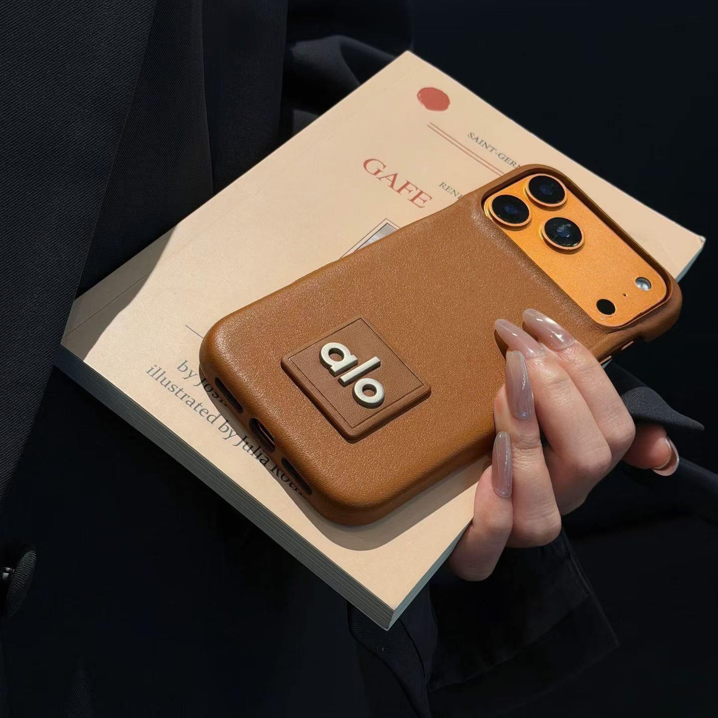 Premium Minimal Leather iPhone Case | Soft Touch Shockproof Protective Cover for iPhone