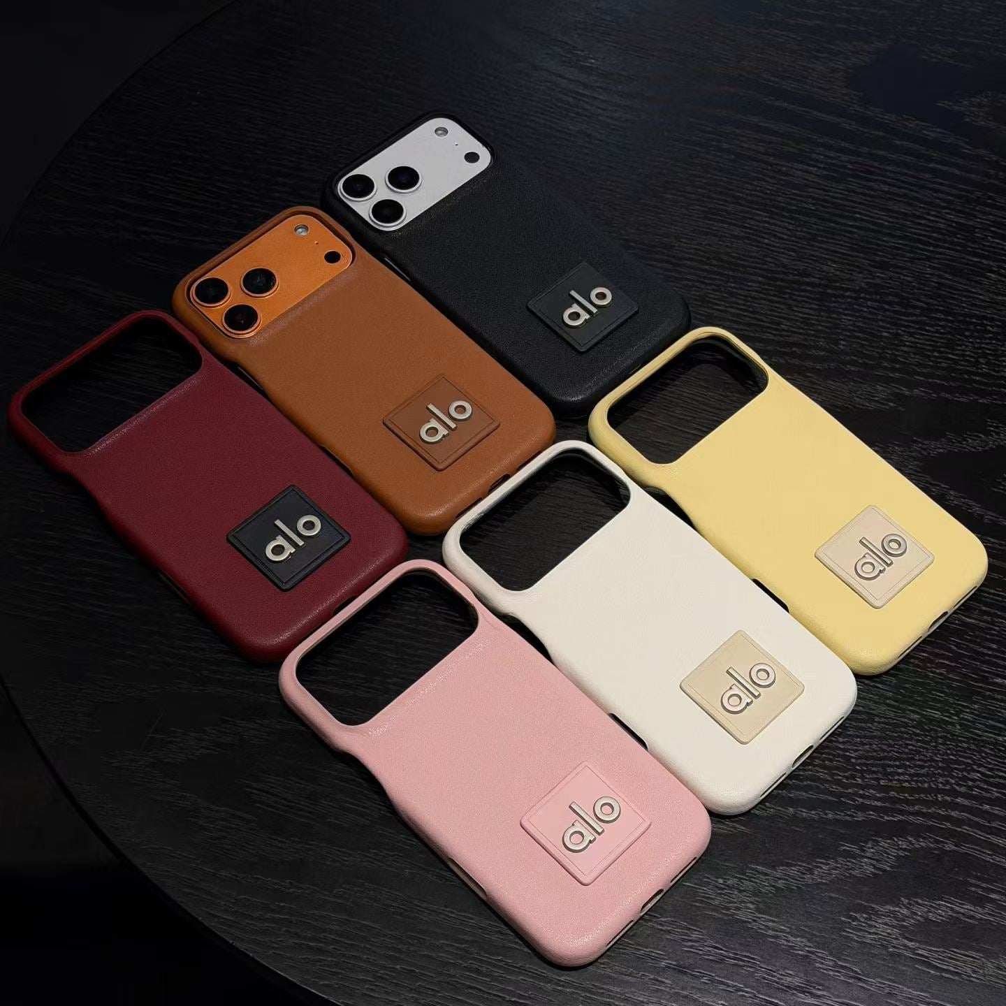 Premium Minimal Leather iPhone Case | Soft Touch Shockproof Protective Cover for iPhone