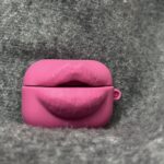 CaseIT India Pink Lips-Shaped AirPods Case