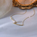 CaseIT India Elegance Pearl Arc Necklace