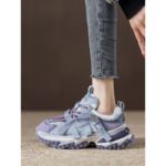 CaseIT India Iridescent Wave-Chic Chunky Sneakers