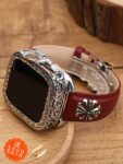 CaseIT India Vintage Western-Style Apple Watch Case & Leather Band