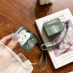 CaseIT India Starbucks-Themed AirPods Case (Square Design with Charging Port Cutout)