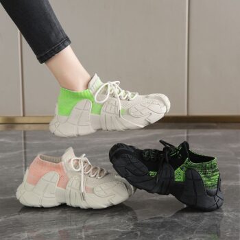 CaseIT India FlexiKnit Chunky Sneakers