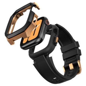 CaseIT India Luxury Rugged Smartwatch Case – Black & Gold Edition