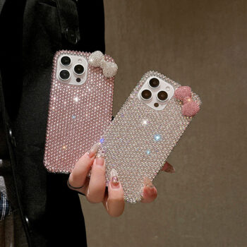 CaseIT India Luxury Crystal Bow Rhinestone iPhone Case