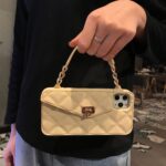 CaseIT India Quilted Handbag-Inspired iPhone Case with Chain Handle